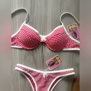 Strawberry Milk Mob Ranch Water Bikini Set